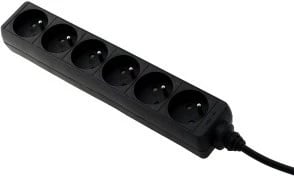 Kabllo vazhduese Hama Standard, 6 priza, 1.5 m