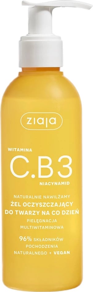 Xhel pastrues fytyre për femra Ziaja Vitamin C.B3, 190ml
