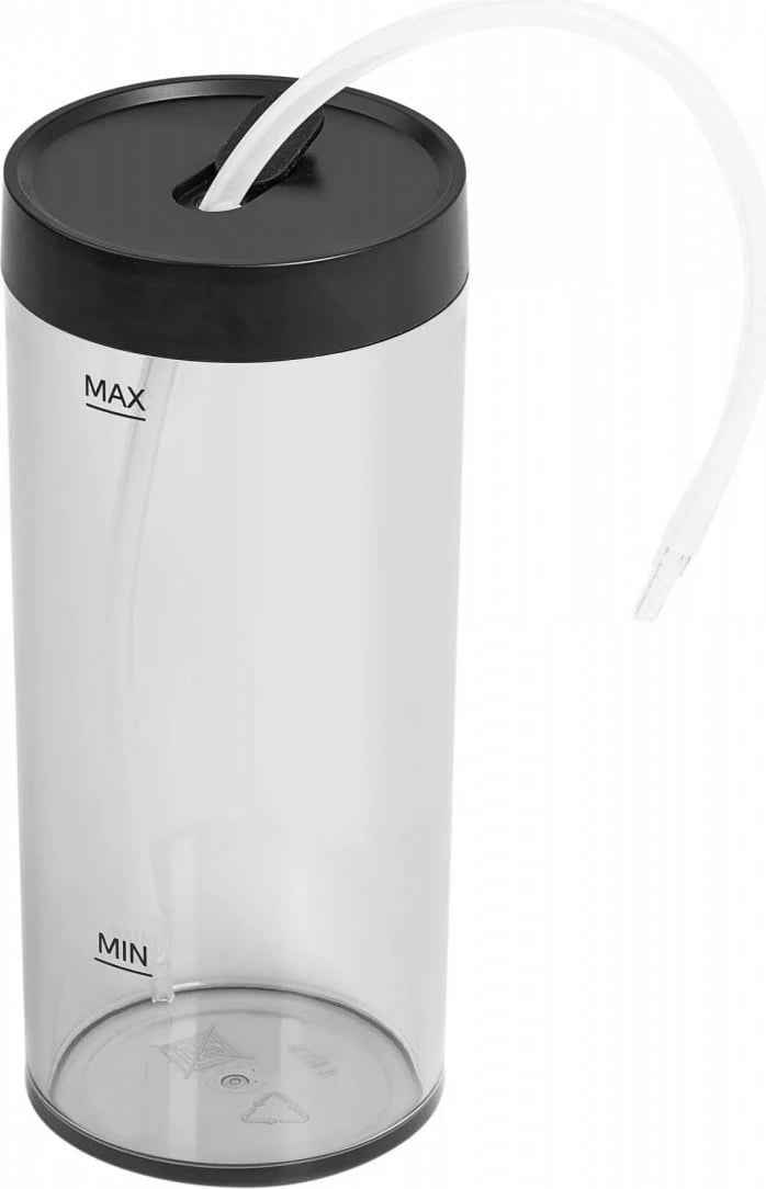 Aparat espresso, Amica Elegance CM 7011, 15 bar, 1725 W, mulli çeliku 5 nivele, depozitë ujit 1.8 L, depozitë kafeje 250 g, sistem qumështi, i zi