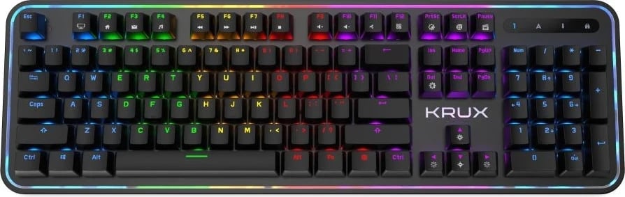 Tastierë për gaming KRUX Comet RGB, e kaltër