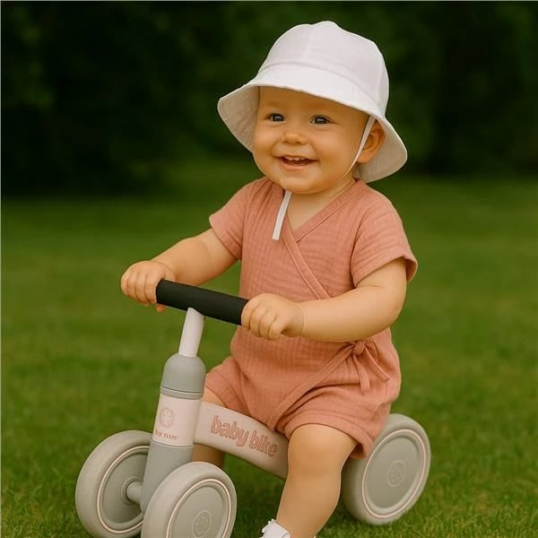 tulum veror muslin, New Baby, 100% pambuk, me mëngë të shkurtra, mbyllje anësore me lidhëse dhe kopsa, madhësia 86 (12–18m), rozë