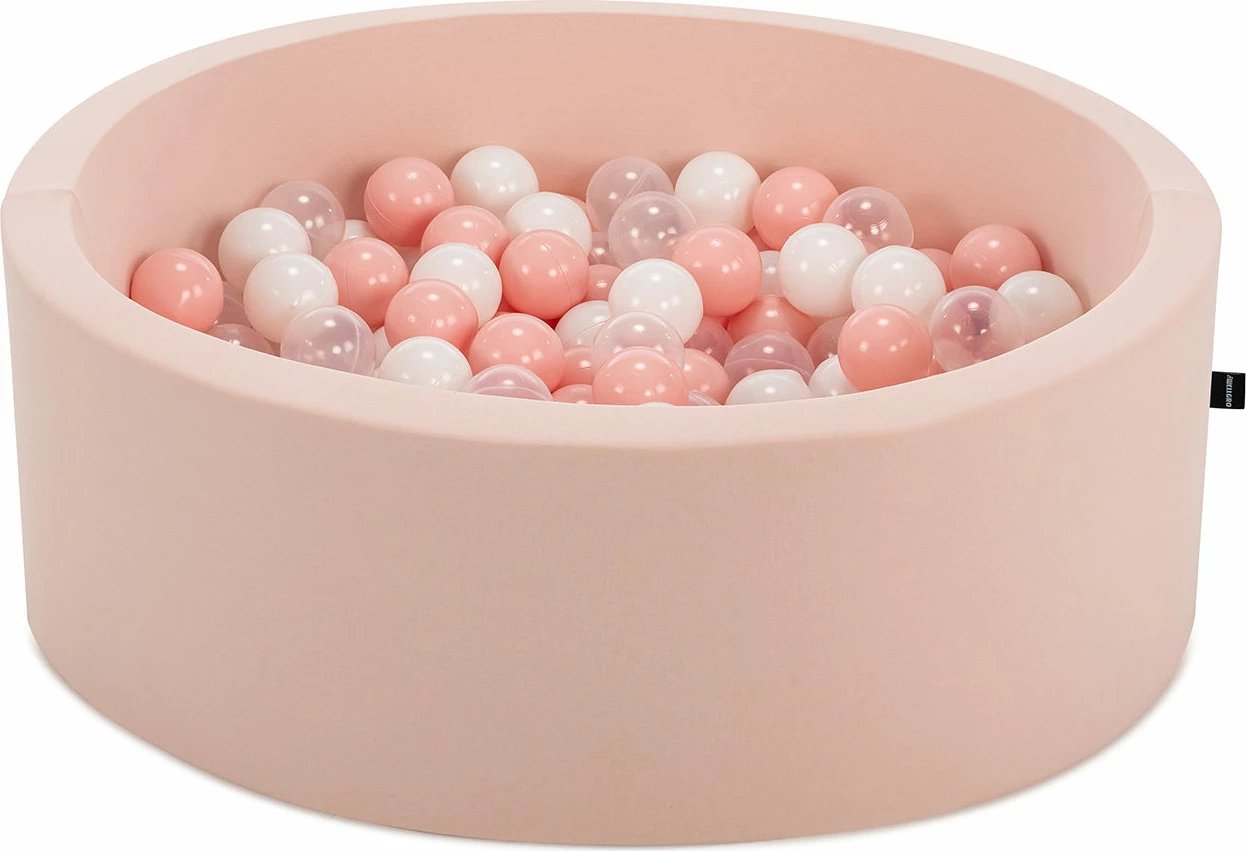 Pishinë me topa për fëmijë, Bubble Pops 150, rozë
