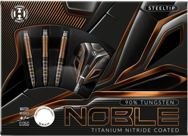 Shigjeta darts Harrows, unisex, të zeza