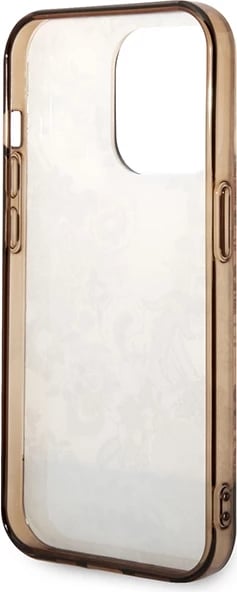 Mbështjellës Guess GUHCP14XHGPLHC për iPhone 14 Pro Max 6.7", Porcelain Collection, okër Mbështjellës Guess GUHCP14XHGPLHC për iPhone 14 Pro Max 6.7", Porcelain Collection, okër