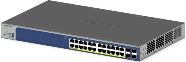 Switch Netgear GS728TXP, 24 porte PoE+, 4 SFP+, rack, i zi