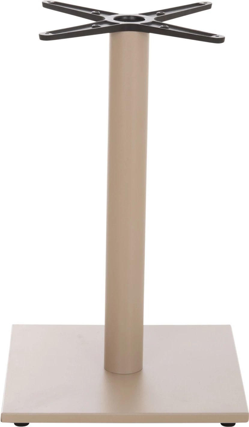 Këmbë tavoline alumini, ngjyrë kapuçino, FH475.25, 46x46x72cm