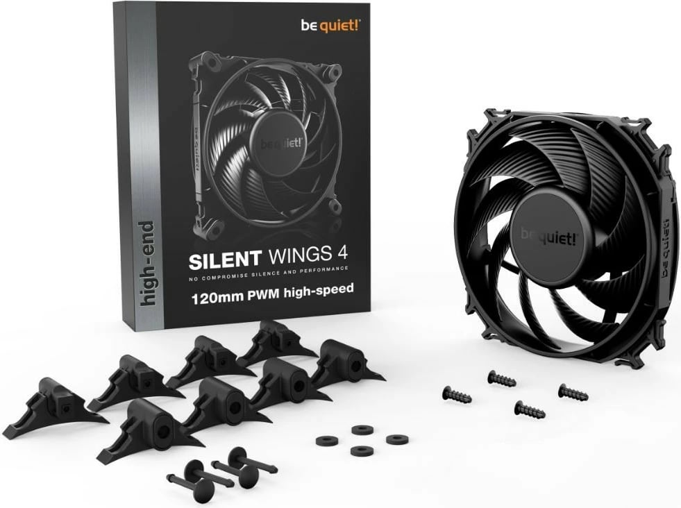 Ventilator kase Be quiet! Silent Wings 4 140mm PWM H-S Fan, i zi