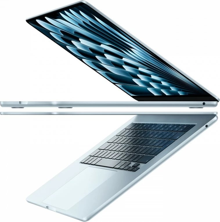 Laptop Apple MacBook Air 15.3", M4, 16GB RAM, 512GB SSD, Blu