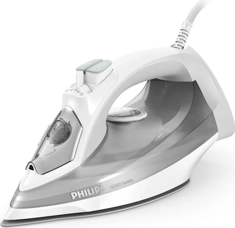 Hekur me avull Philips Azur 5000 DST5010/10, 2400W, SteamGlide, i bardhë