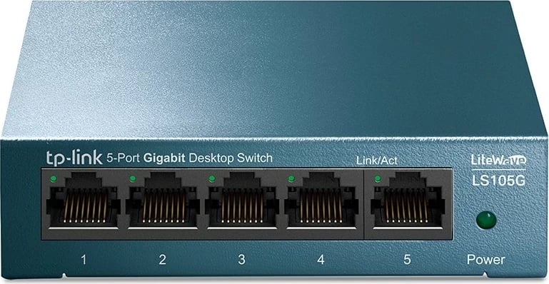 Switch TP-LINK LS105G LiteWave, 5 porta Gigabit, desktop