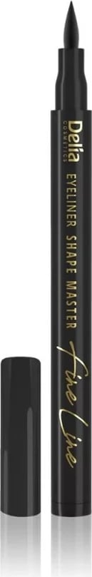 Eyeliner Delia Shape Master Fine Line i zi 1 copë