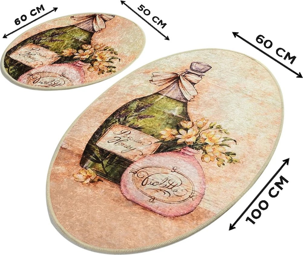 Set tapetesh banjoje (2 copa), Mijölnir, ovale, violeta