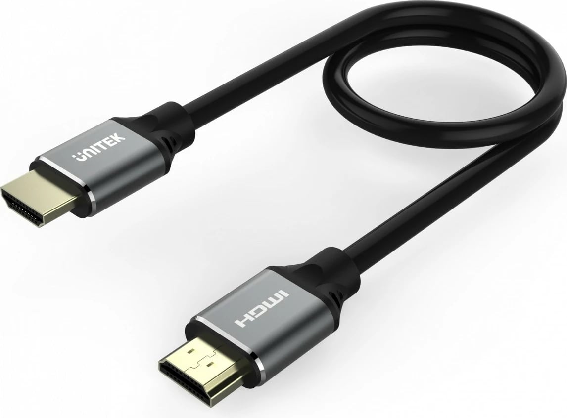 Kabllo HDMI Unitek C139W, 3m, Ultra High Speed, 8K, 120Hz, Zezë/Argjend