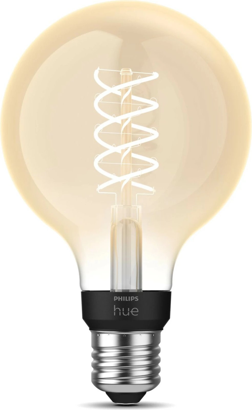 Llambë smart Philips Hue G93 E27 Filament, Bluetooth/Zigbee, LED, Transparent