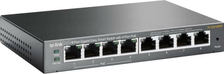 Switch, TP-Link TL-SG108PE 8 porta 1 Gbps
