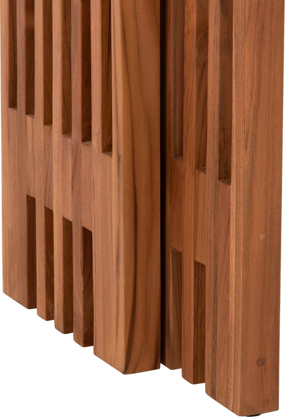Tavolina kafeje 2 copë set NYA FH9828 dru tik natyral 110x30x46H cm