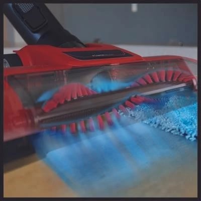 Fshesë me korrent 2-në-1 Einhell TE-SV 18 Li-Solo, pa qese, me bateri, e zezë/e kuqe Fshesë me korrent 2-në-1 Einhell TE-SV 18 Li-Solo, pa qese, me bateri, e zezë/e kuqe