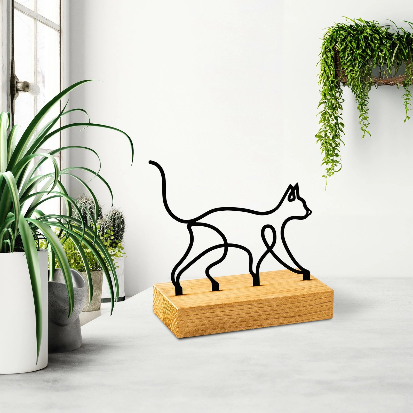 Objekt dekorativ Aberto Design, Meow, i zi
