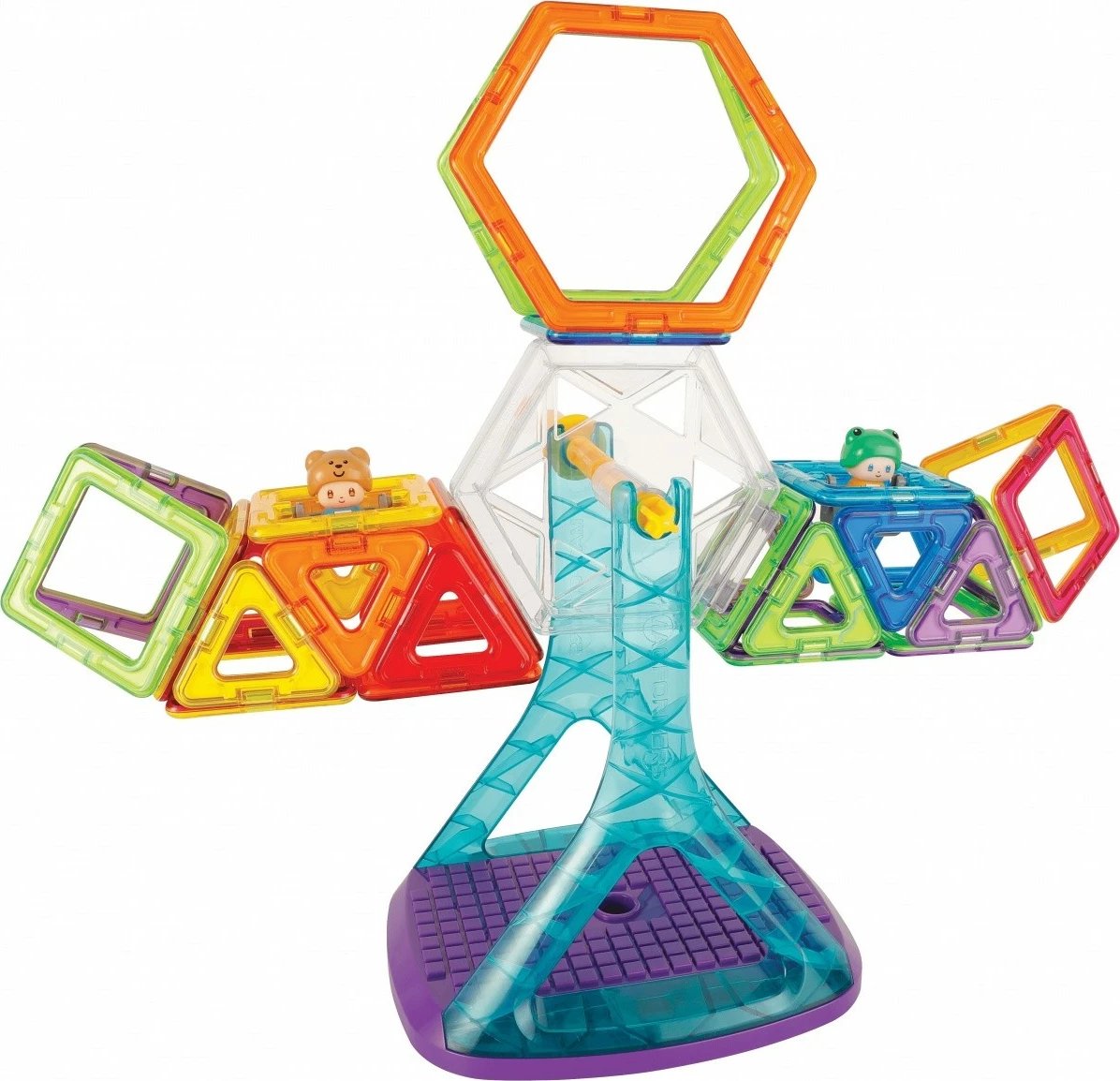 Set lodrash magnetike Magformers Creator 48 pjesë, shumëngjyrëshe