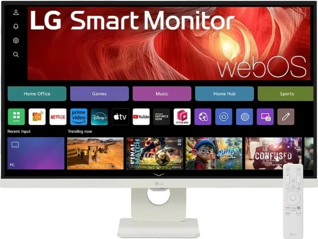 Monitor LG 27U731SA-W, 27", 4K UHD, IPS, webOS, Bardhë