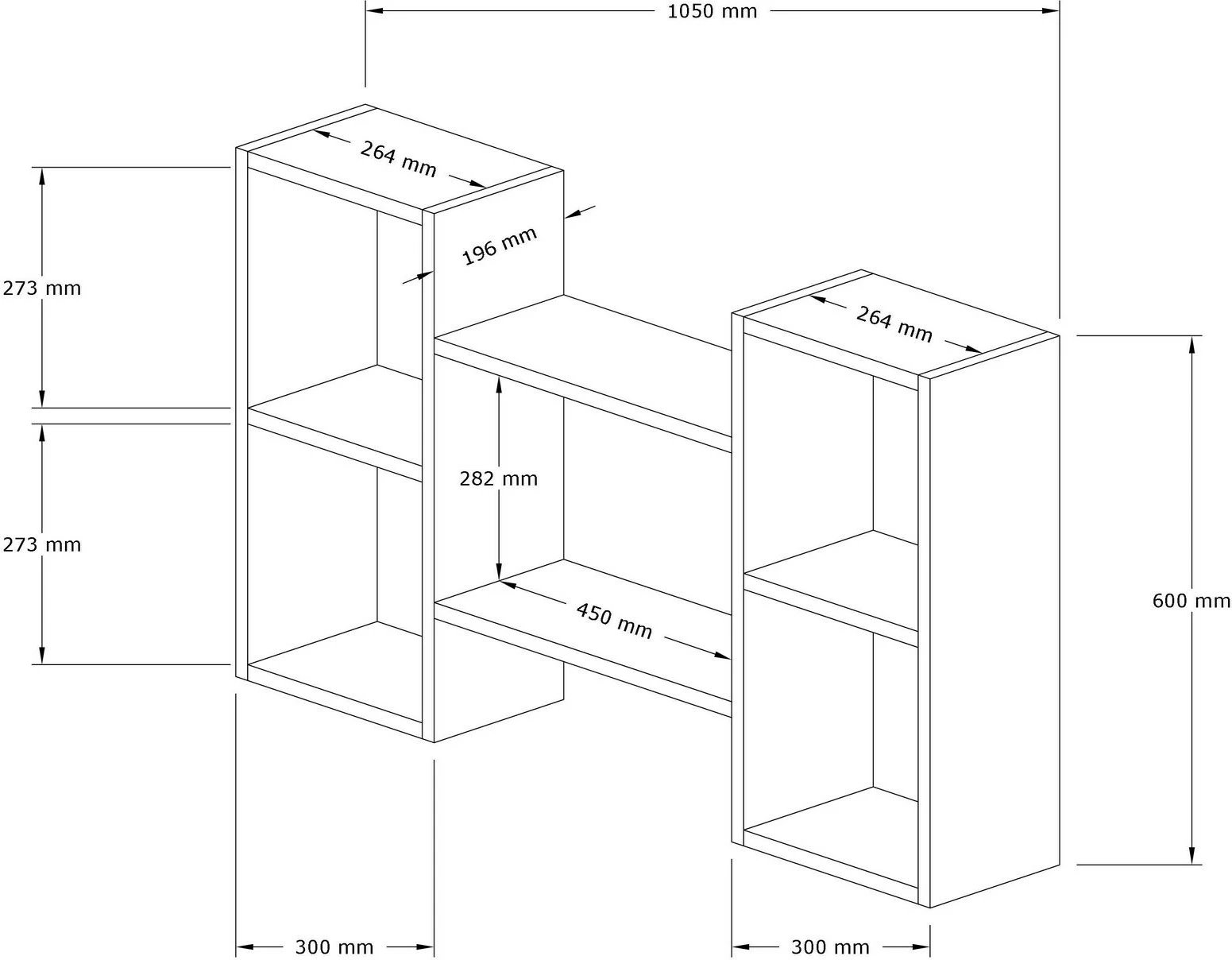 Raft muri Hanah Home, Bambi, ngjyrë safir dhe antracit