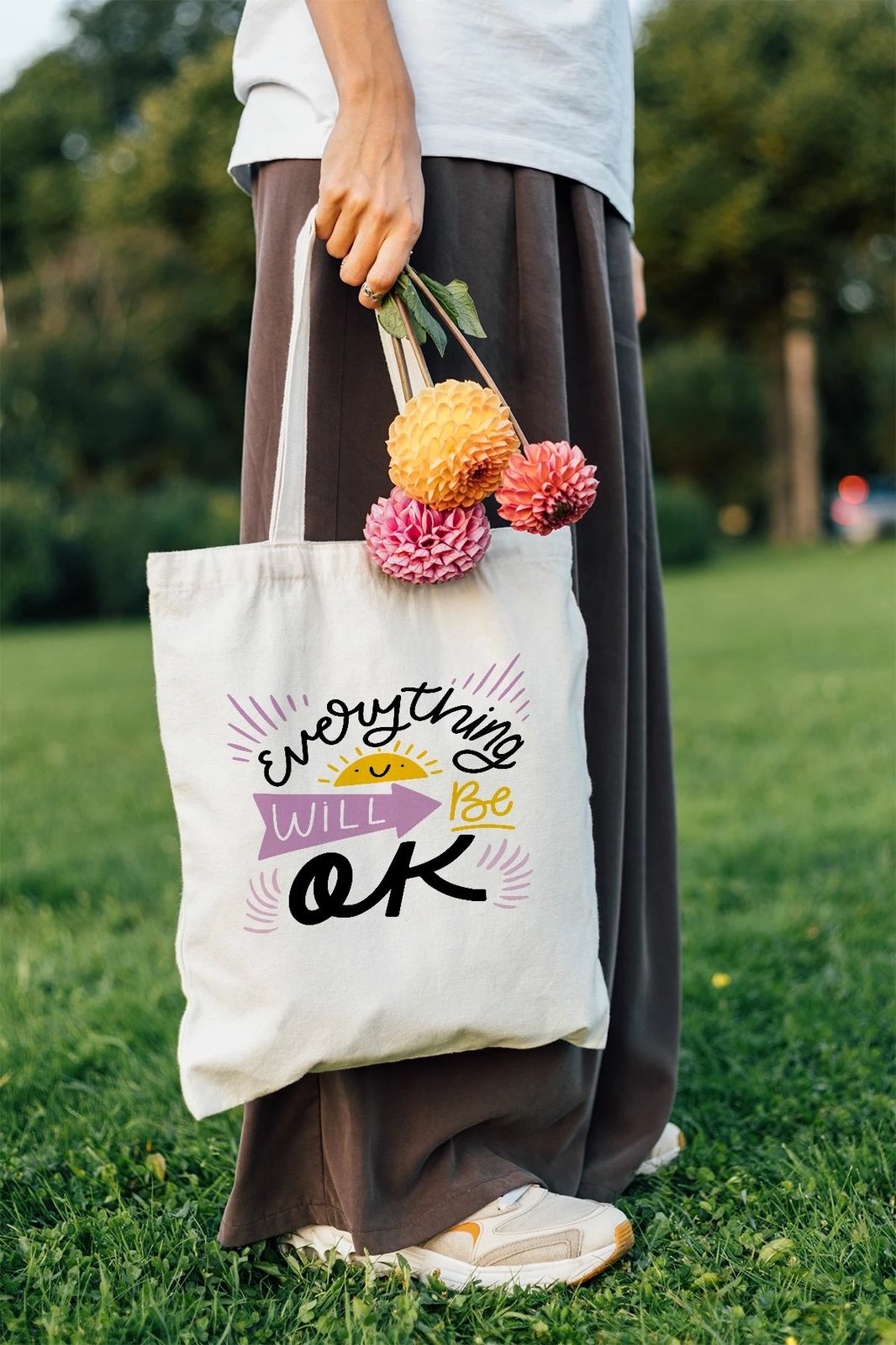 Çantë tote Zoozie Bags, model Tote 8, shumëngjyrëshe