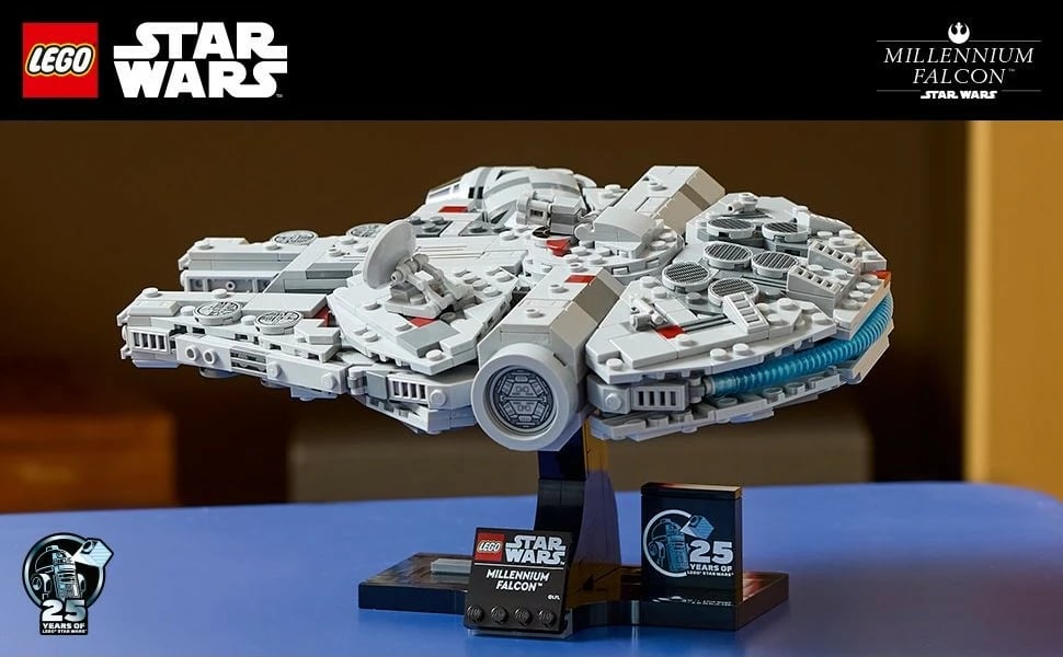 Set ndërtimi LEGO Millennium Falcon, 18 vjet, Plastik, 921 pjesë, shumëngjyrësh Set ndërtimi LEGO Millennium Falcon, 18 vjet, Plastik, 921 pjesë, shumëngjyrësh