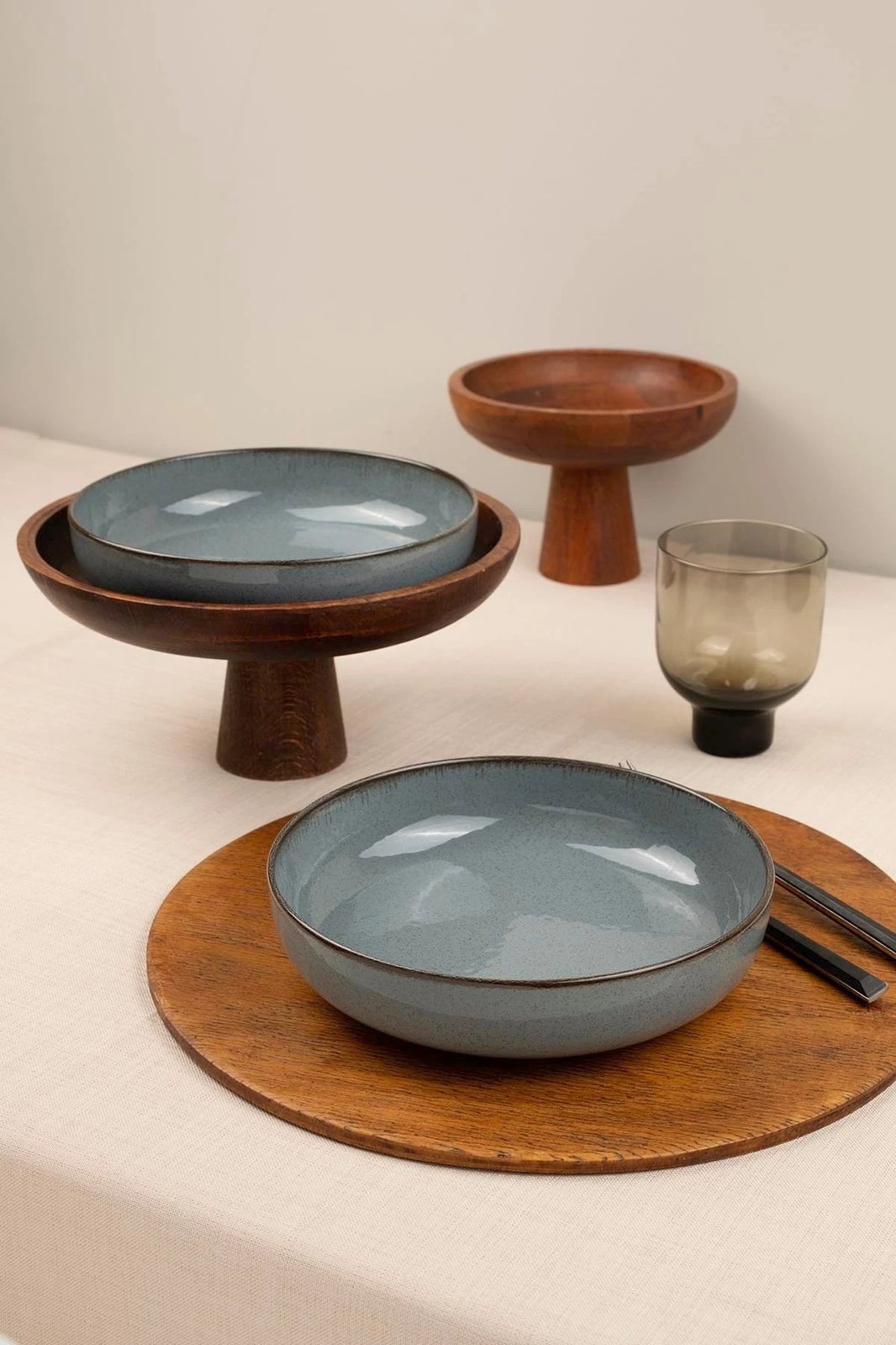 Set tasash porcelani, 2 copë, ngjyrë gri, Hermia Concept, MOD20CKS2730P01