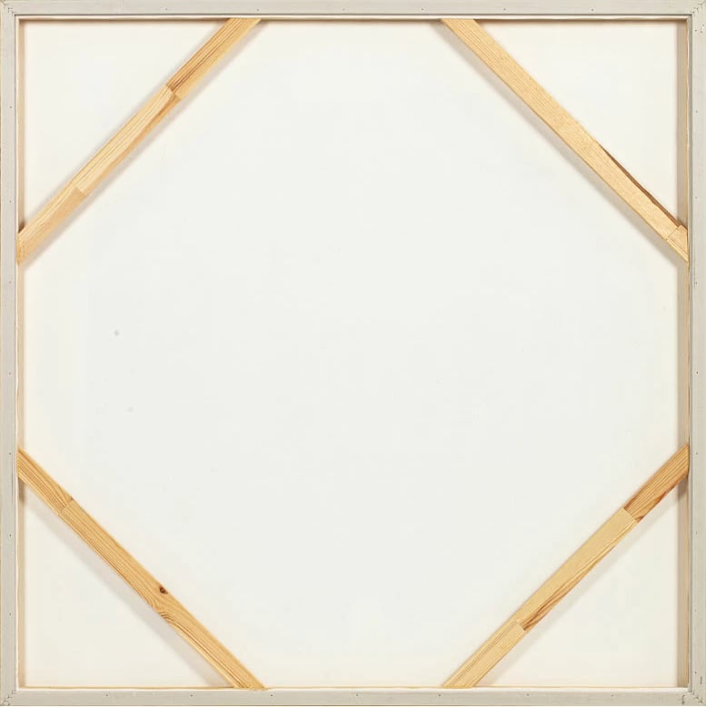 Pikturë dekorative LIGHT MOUNT B, kornizë druri natyral, kanavacë, 80x80x3.8cm, bezhë