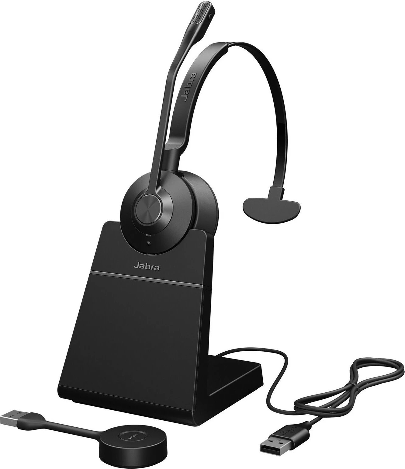 Kufje Jabra Engage 55 SE, USB-A UC Mono, Wireless, E zezë