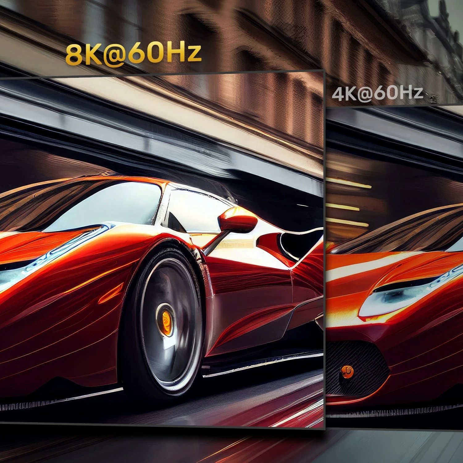 Kabëll HDMI Unitek 2.1 8K 60Hz, 2m, zi