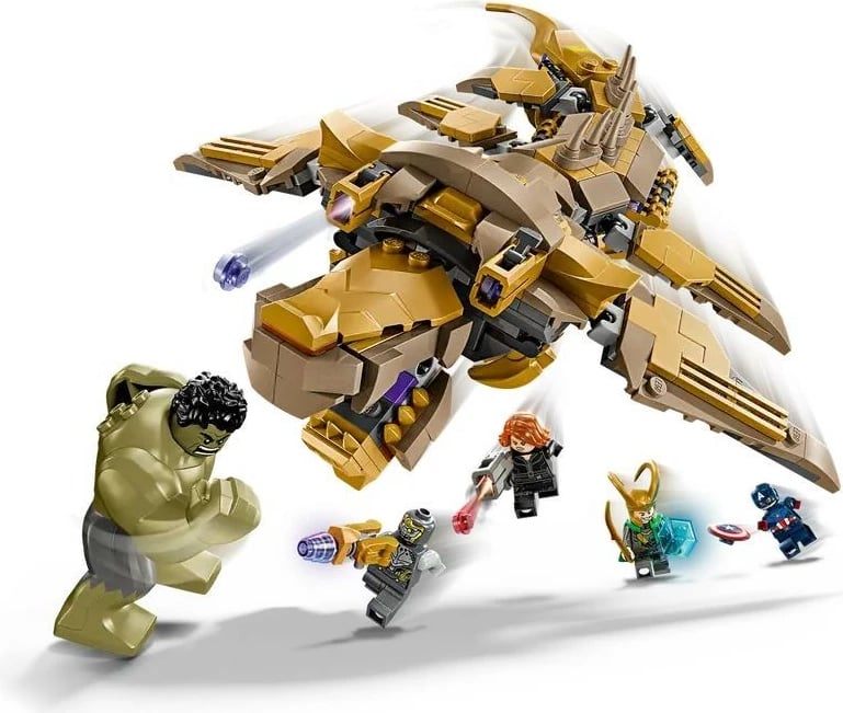 Set LEGO Marvel Super Heroes 76290 Avengers kontra Leviathan, 347 pjesë, për fëmijë, Plastikë