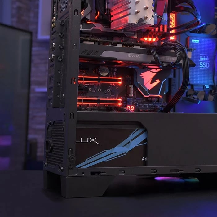 Kasë furnizues energjie AeroCool LUX 550W, 80 PLUS Bronze, e zezë