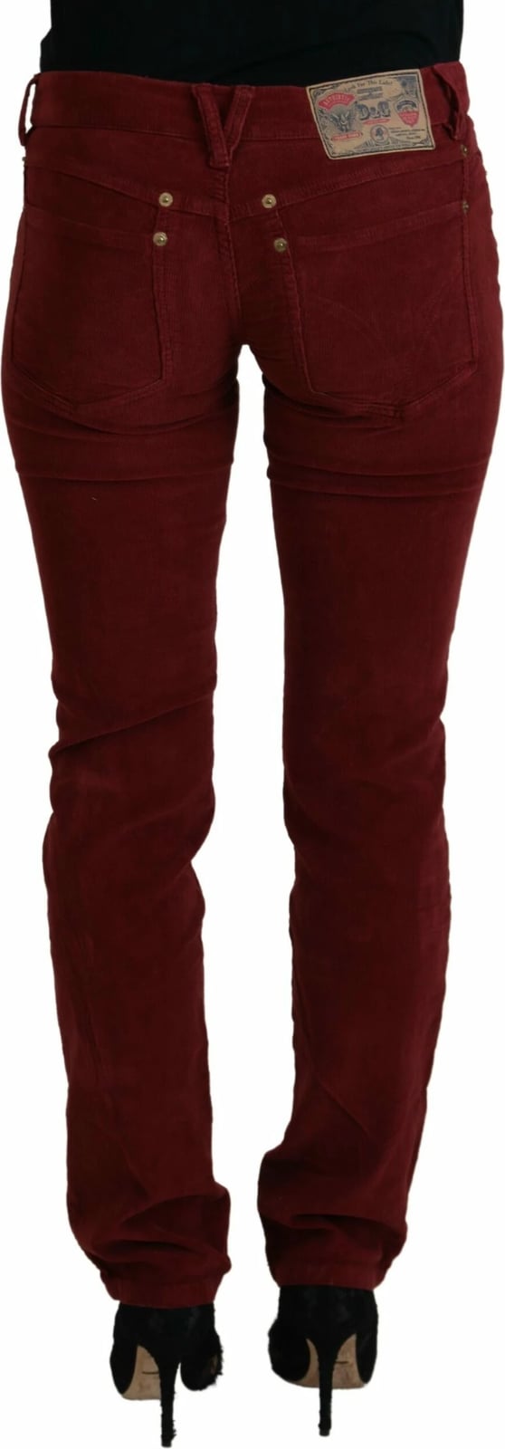 Pantallona për femra Dolce & Gabbana, të kuqe 