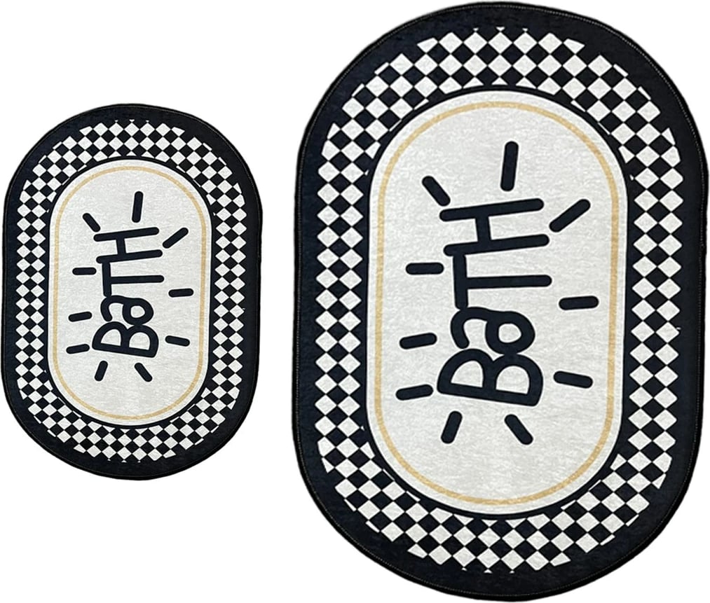 Set tapetash për banjo, dy pjesë, Mijölnir, ngjyrë e bardhë e zezë, Vita