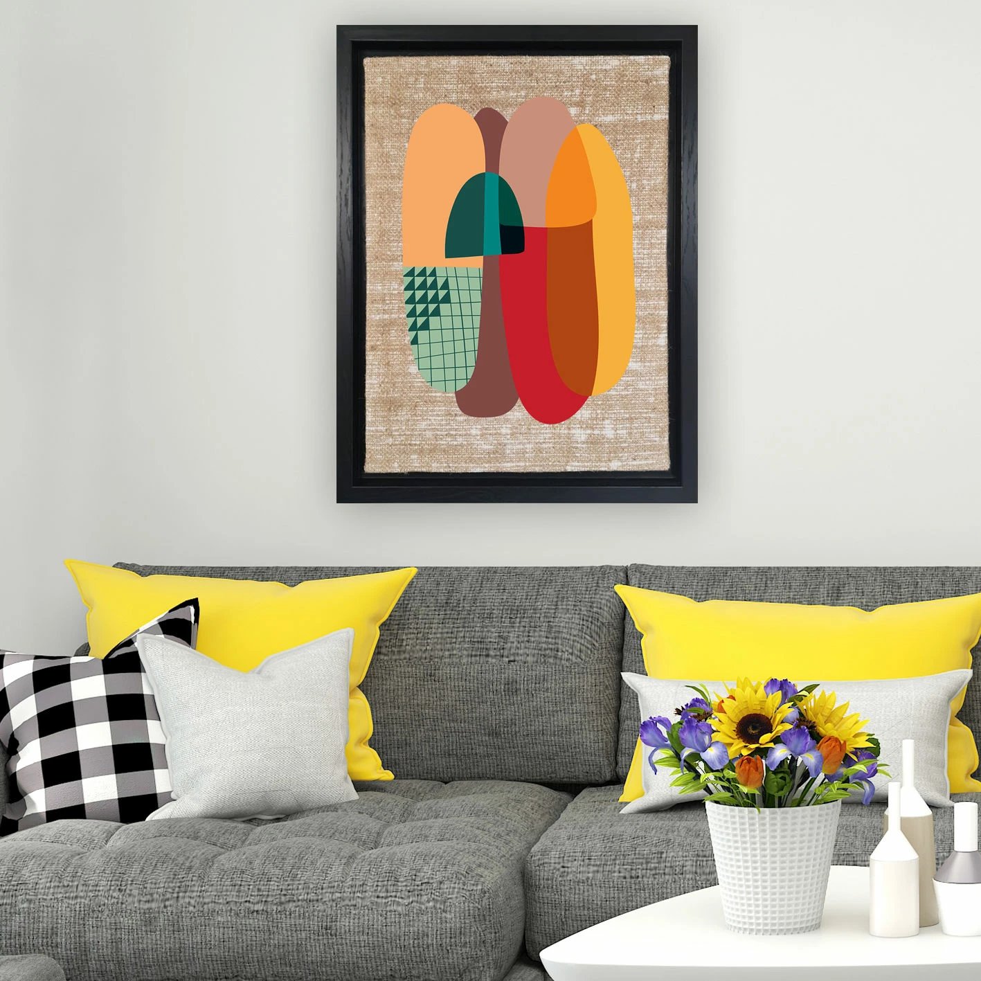 Pikturë dekorative në kanavacë, shumëngjyrëshe, Wallity LSJ417613529612 - 6696, 66x96cm