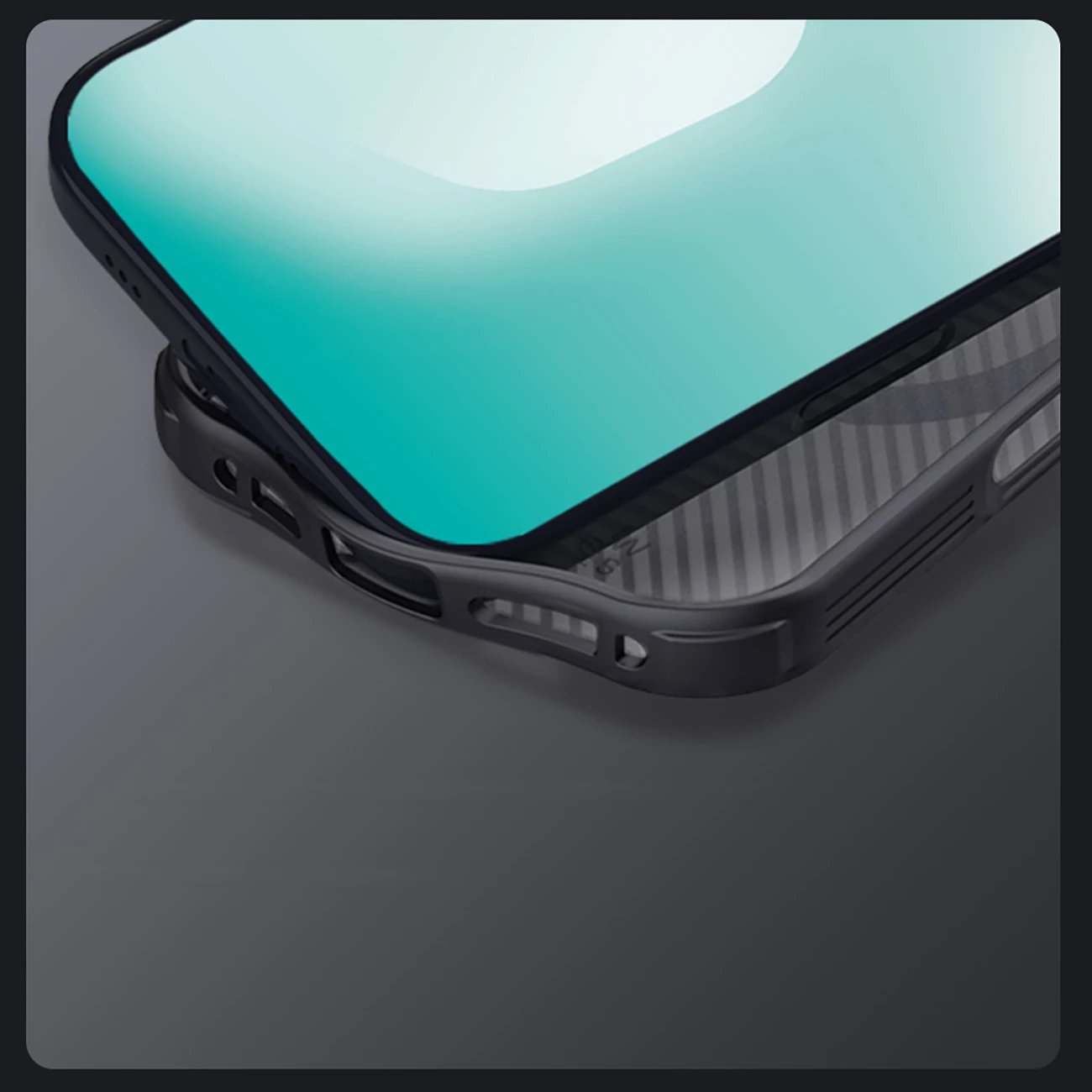 Mbështjellës Nillkin CamShield Pro për iPhone 17, MagSafe kompatibil, PC+TPU, transparent i zi