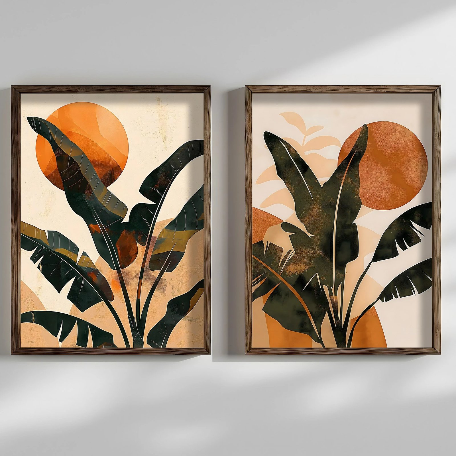 Pikturë dekorative me kornizë MDF (2 copë), Wallity, HUM105