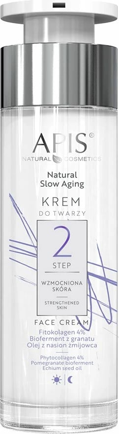 Krem fytyre për femra APIS Natural Slow Aging Step 2 Reinforced Skin 50ml