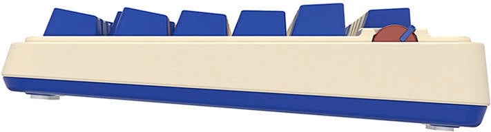 Tastierë mekanike wireless Royal Kludge KZZI K75 pro RGB, 82 taste, retro-blue