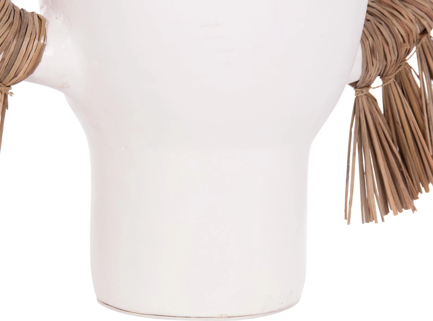 Vazo dekorative tavoline ALICA, terrakotë e bardhë, me bar, FH4668.02L, 64x22x38cm Vazo dekorative tavoline ALICA, terrakotë e bardhë, me bar, FH4668.02L, 64x22x38cm