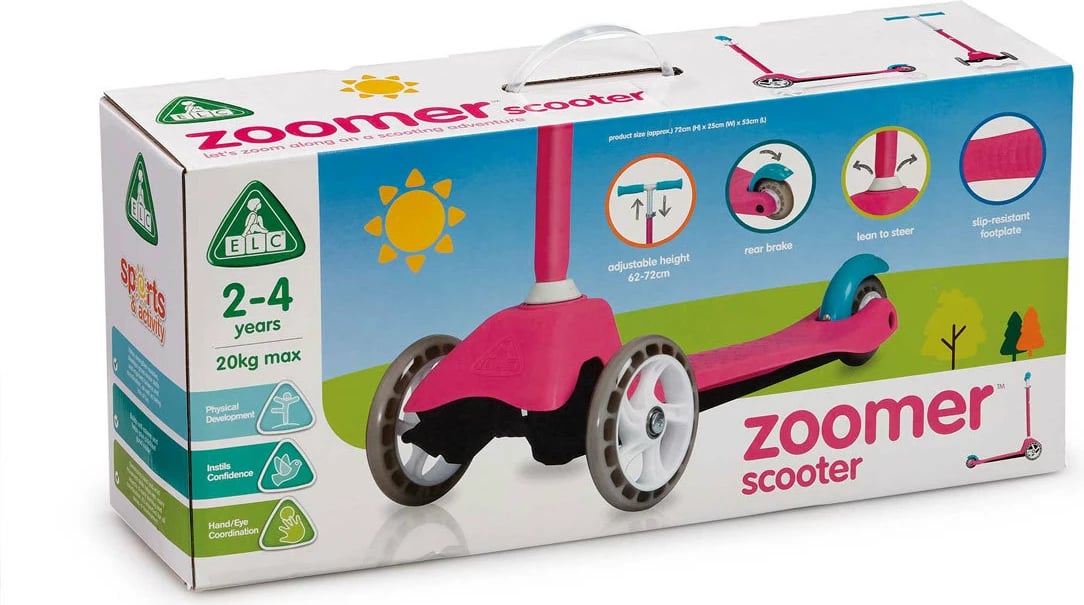 Trotinet për fëmijë Early Learning Centre Zoomer Scooter Pink