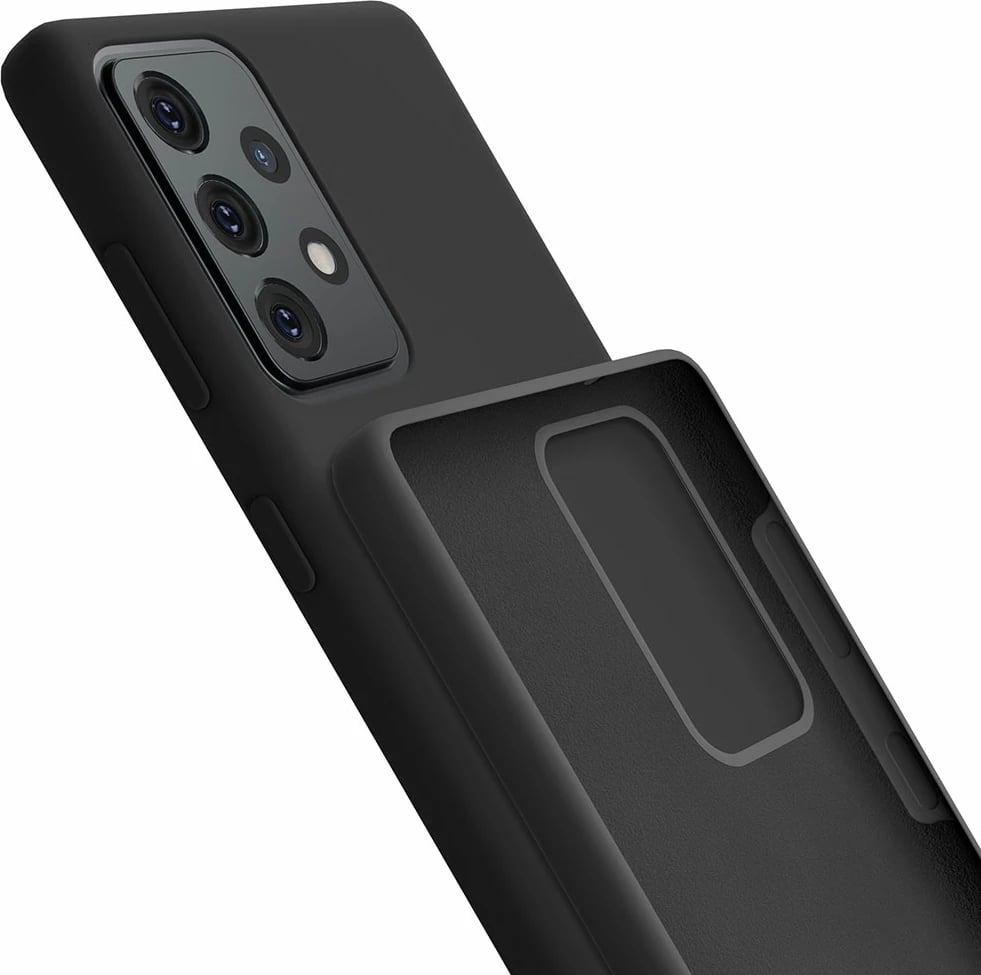 Mbështjellës silikon Samsung Galaxy A52/A52 5G/A52s 5G 3mk, i zi