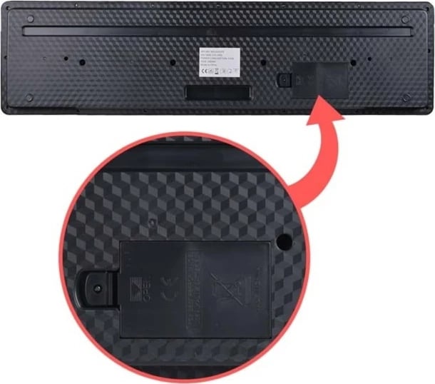 Tastierë SUPRIMO 605 UFB me mikrofon, 61 taste, e zezë