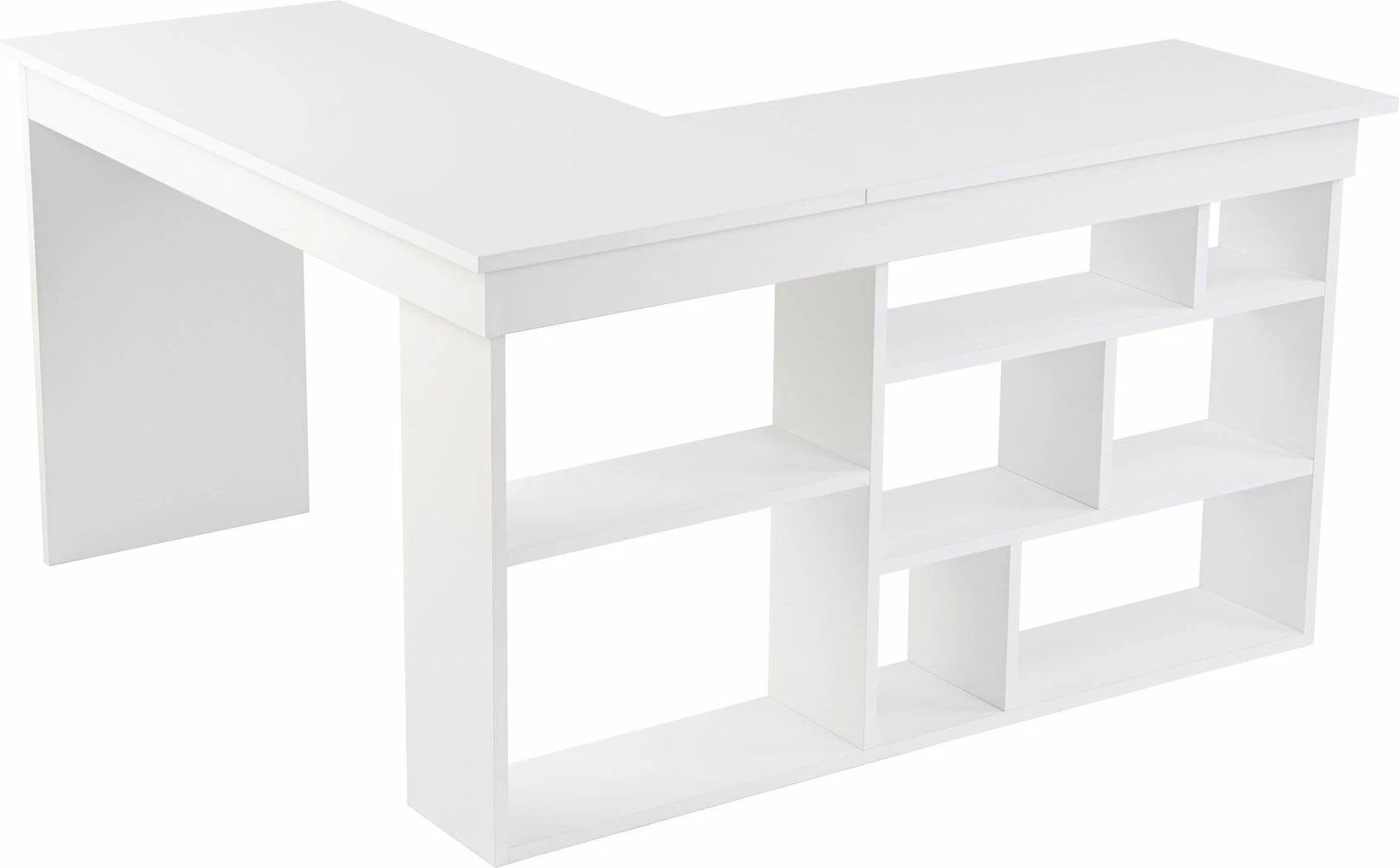 Tavolinë pune për studim, Nordure Vesper, ngjyrë natyrale e bardhë