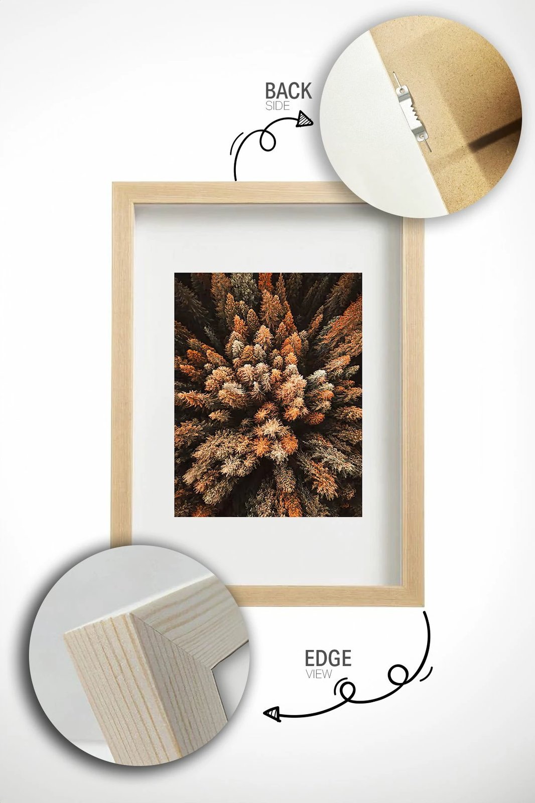 Pikturë dekorative me kornizë (3 copë), Wallity, Artavessastko76