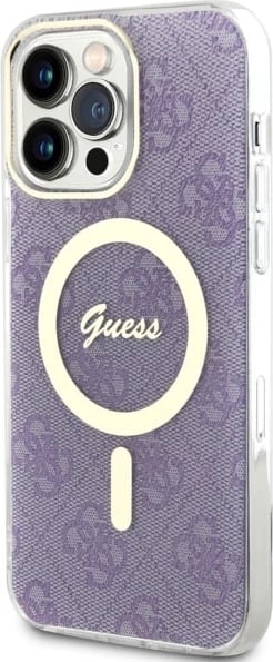 Mbështjellës Guess 4G MagSafe për iPhone 14 Pro Max 6.7", vjollcë Mbështjellës Guess 4G MagSafe për iPhone 14 Pro Max 6.7", vjollcë