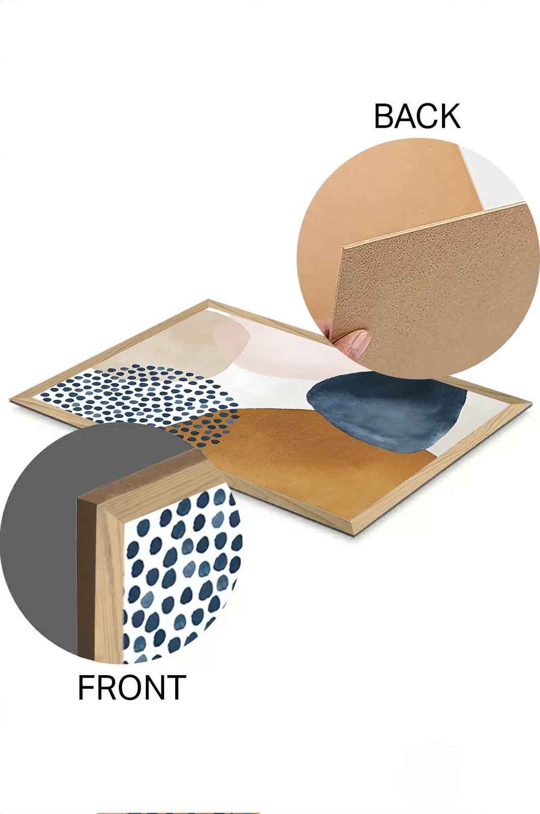 Set pikturash dekorative (3 copë), Wallity, Artsycllct2