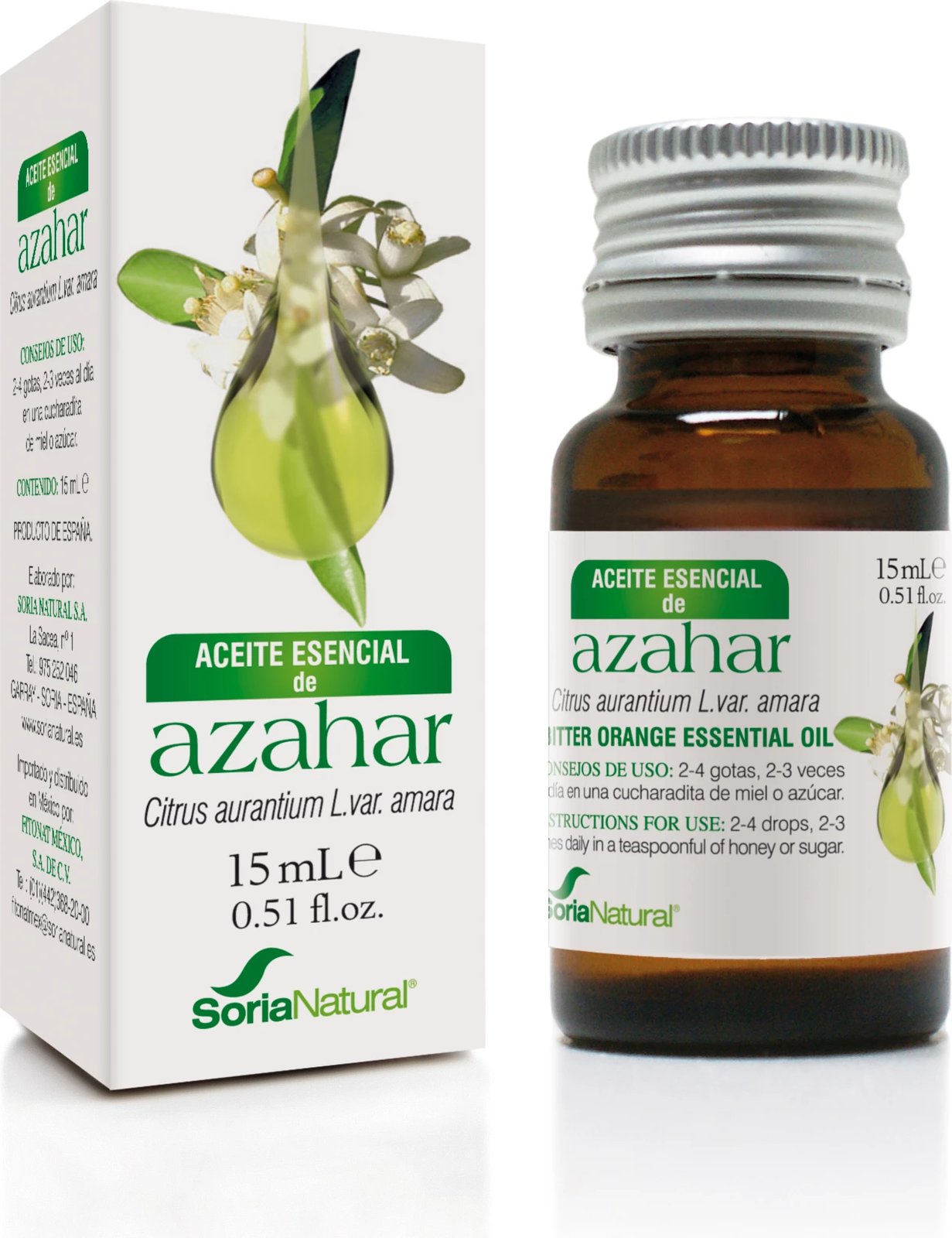 Vaj esencial Soria Azahar unisex 15ml