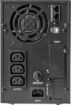 Kasë UPS Gembird EG-UPS-PS2000-01, 2000VA, valë e pastër sinusoidale, 3xIEC C13, 1xUSB, e zezë